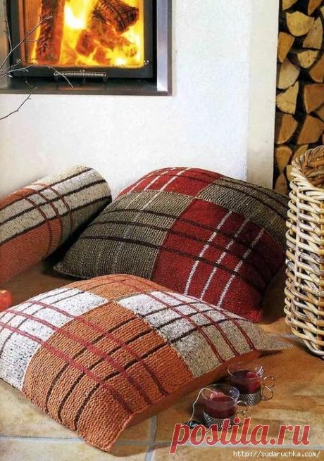 Журнал "Вязанные изделия для интерьеров".Вязание спицами и крючком.