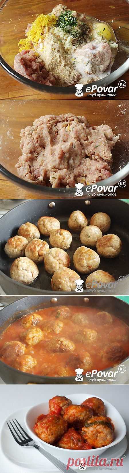 Розмариновые фрикадельки в томатном соусе — Рецепт приготовления с фото — Горячие блюда, Блюда из фарша