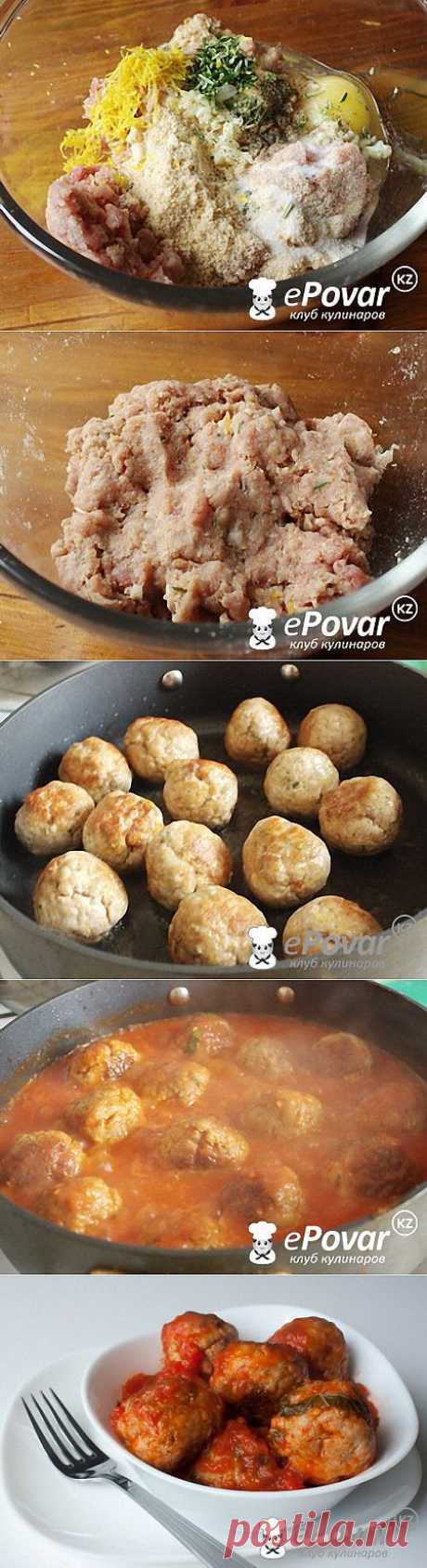 Розмариновые фрикадельки в томатном соусе — Рецепт приготовления с фото — Горячие блюда, Блюда из фарша