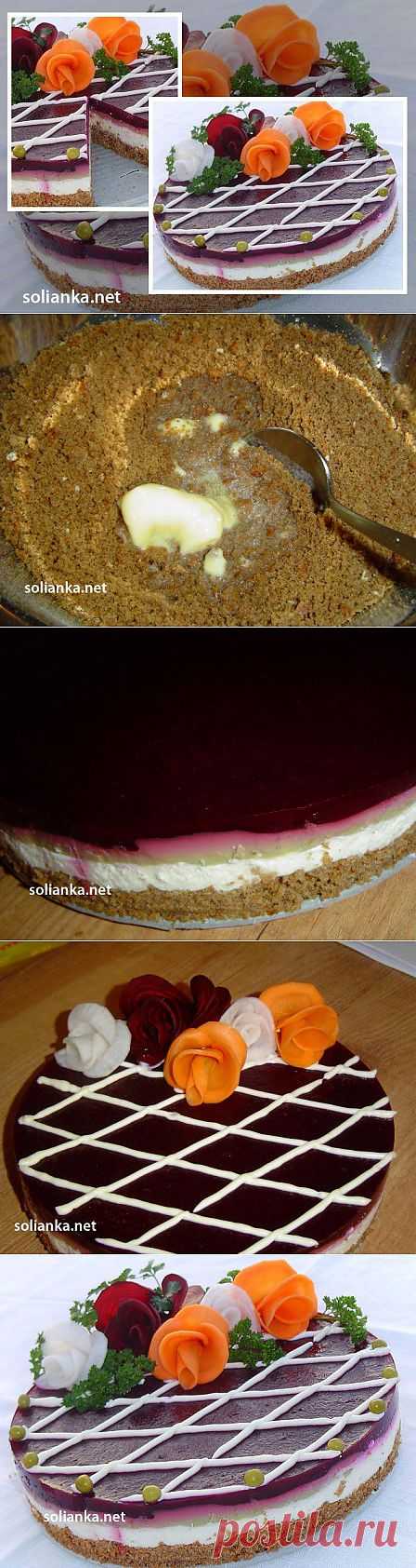 Закусочный торт Фантазия от Эльвиры Щербаковой