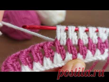 Super Easy Tunisian Knitting - Tunus İşi Şahane Örgü Modeli