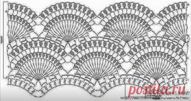 Узор для топа крючком