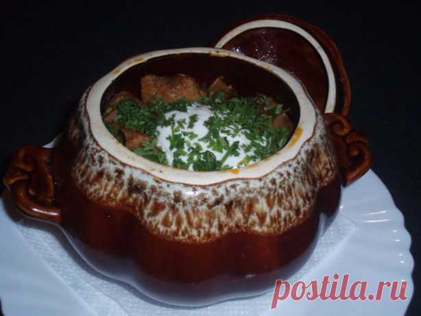 Цыплята в горшочке