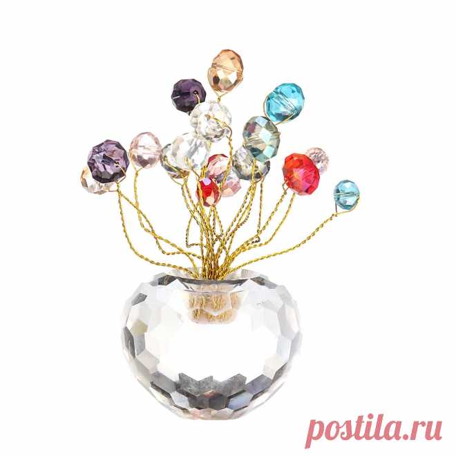 10cm 3D Crystal Apple Model Glass Craft Table Top Home Ornaments Decoration - US$9.99