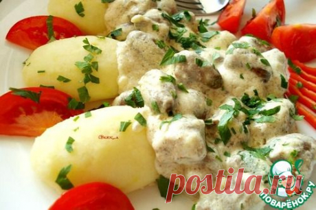 Сливочное сердце - просто, быстро и вкусно!