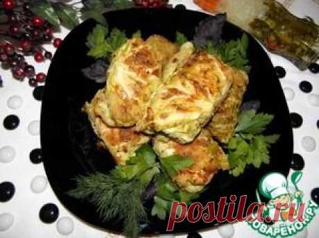 Куриные рулетики в капустной шубке - кулинарный рецепт