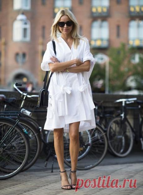 Маленькое белое платье и его стилистические возможности