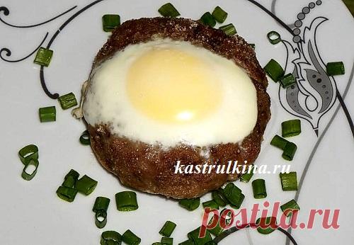 Готовим гнезда из мясного фарша, запеченные в духовке с яйцом - пошаговые фото