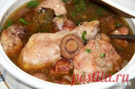 Цыпленок в вине