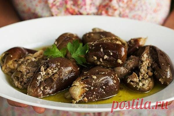 Баклажаны на зиму по-грузински с орехами