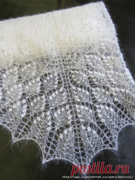 Шаль от Любови Шальной "Пастушка"La Bergere