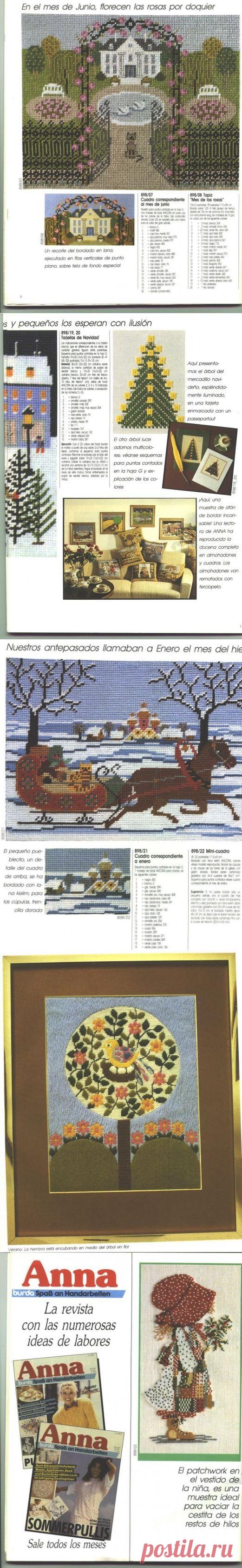 burda 898 вышивка