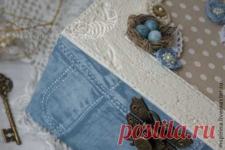 Имитация джинсовой ткани (DIY)
