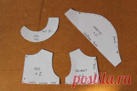 Patron &quot;Mélusine&quot;- Robe pour poupée Wichtel 32 cm - Ma p'tite école de couture...