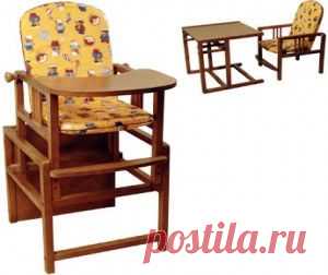 Стульчик для кормления Можга (Красная Звезда) трансформер