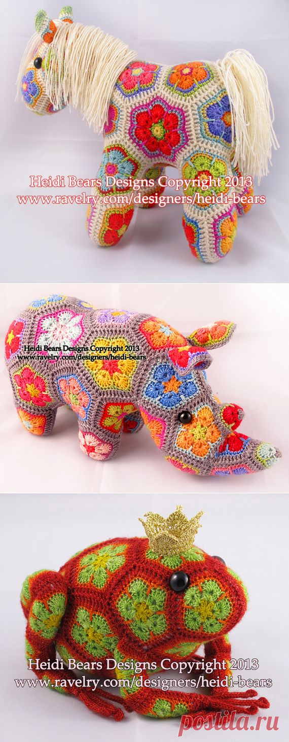 Яркие игрушки из «африканских» мотивов — Рукоделие