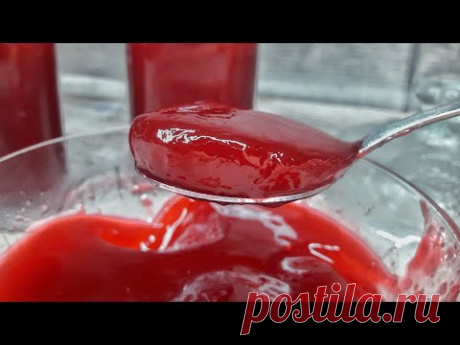Густой малиновый джем без косточек и без загустителей