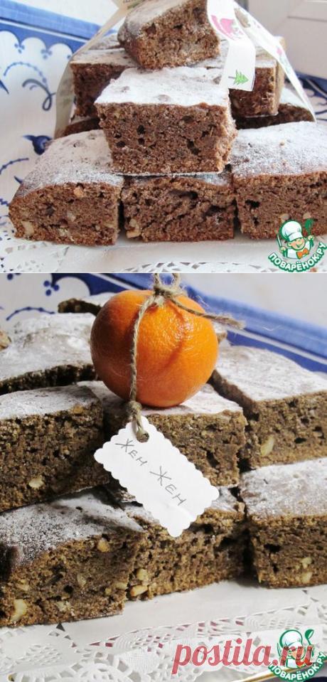 Коврижка &quot;Медово-ореховая&quot; от тёти Дины - кулинарный рецепт