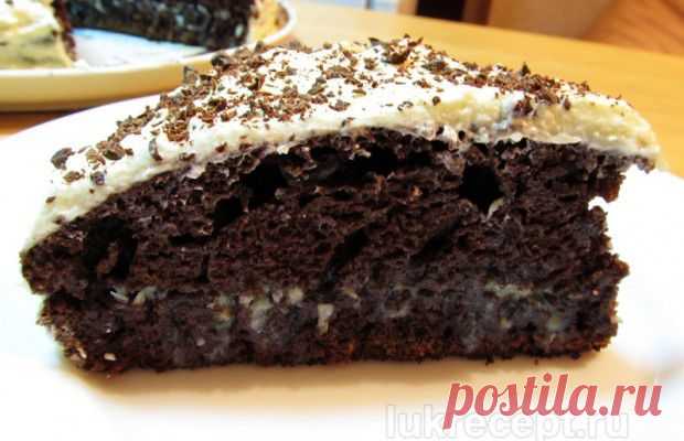 Шоколадный торт со сгущенкой - Простые рецепты Овкусе.ру