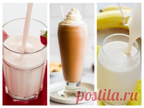 Рецепты классических молочных коктейлей с мороженым | О вкусной еде