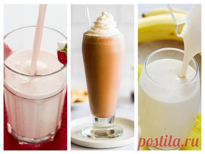Рецепты классических молочных коктейлей с мороженым | О вкусной еде