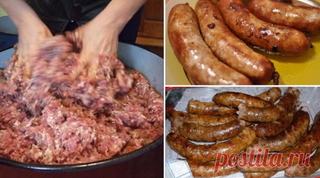 Традиционный рецепт румынской кухни: готовим аппетитную домашнюю колбасу - Полезно Знать Этот удивительный рецепт приготовления домашней колбасы пришел к нам из румынской кухни. Готовый продукт получается необыкновенно сочным и ароматным. Попробуйте и вы приготовить аппетитные колбаски своими руками! Что нам понадобится: – свиные кишки; – 3 кг свиного мяса; – 1,5 кг говядины; – 3 головки чеснока; – 2 ст. л. паприки; – 1 ст. л. сушеного тимьяна и кайенского перца; – 1 ч. л....