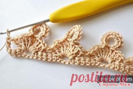 Шедевры крючком 68. Эффектный узор. Мастер-класс. - Вязание - Страна Мам