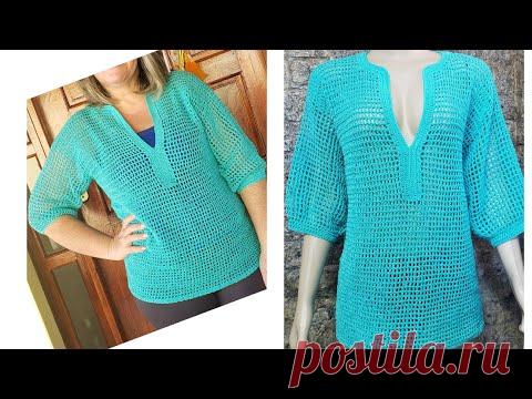 BATA DE CROCHE JUSSARA PONTO FILÉ TAMANHO G COM EXPLICAÇÕES PARA TODOS OS TAMANHOS, NIVEL INICIANTE