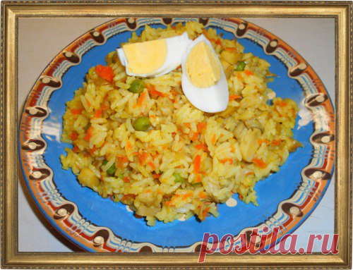 РИС С ВЕШЕНКАМИ И КАРРИ.