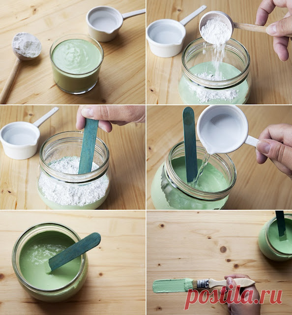 Como hacer Pintura Chalk Paint Casera