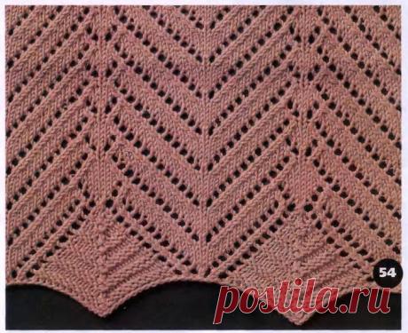 Узор спицами