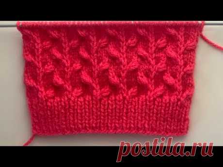 Very Pretty Leaf Knitting Pattern/Design For Gents/Ladies And Kids Sweater