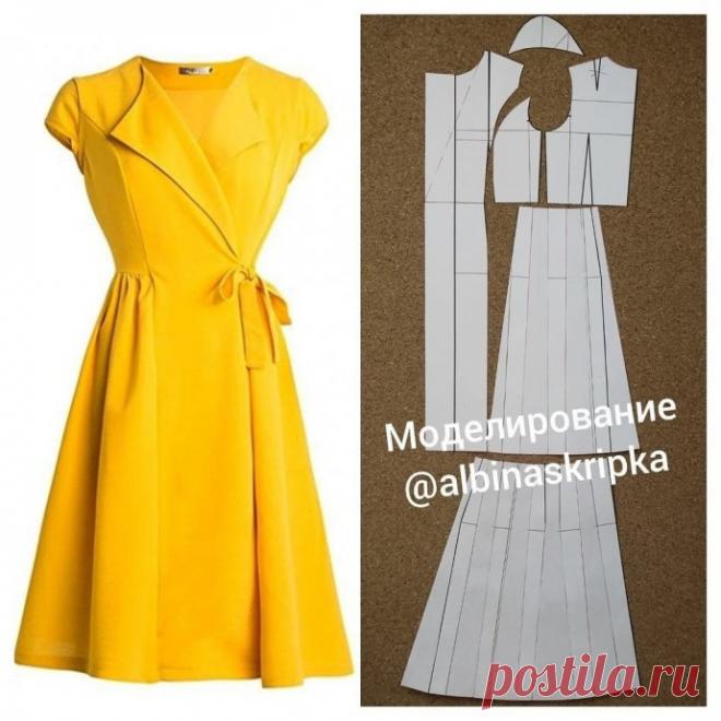 ​Красивое желтое платье