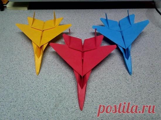 Как сделать истребитель из бумаги своими руками? | LS