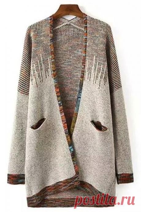 Dziana Moda: Dłuższy sweter na druty