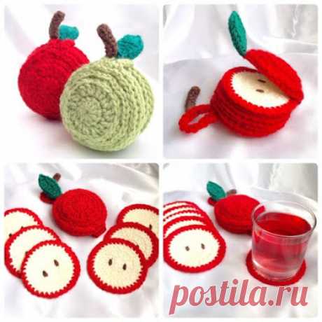 Needlework.: Милые подставки. Lovely cup coasters .