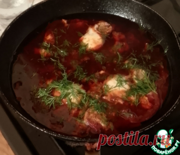 Яйца, сваренные в остром томатном соусе. Яйца, сваренные в остром томатном соусе - это ещё одна версия классического блюда Тунисской кухни с использованием харисы и других ближневосточных специй.