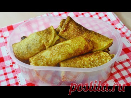 СУПЕРСКИЕ тонюсенькие КАБАЧКОВЫЕ блинчики обожают даже дети! Отлично на ПИКНИК!