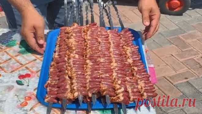 ШАШЛЫК из КУРИНЫХ СЕРДЕЧЕК