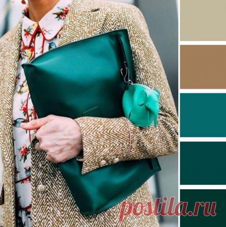 Изумрудные цвета могут использоваться как акценты или как основные