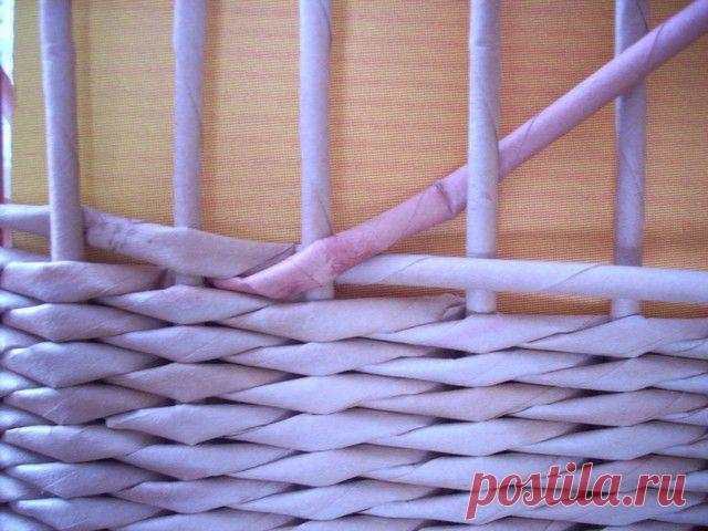 Плетение из газетных трубочек для начинающих. Мастер-класс плетения с видео и фотографиями.