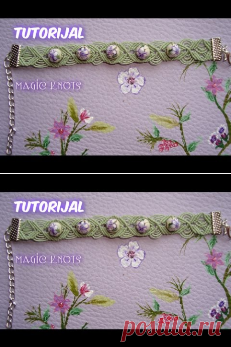 How to make macrame bracelet DIY - YouTube