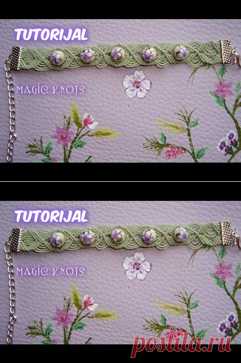 How to make macrame bracelet DIY - YouTube
