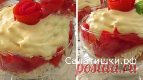 РЕЦЕПТ БЫСТРОГО ВКУСНОГО САЛАТА С КРЕКЕРОМ » Рецепты вкусных салатов