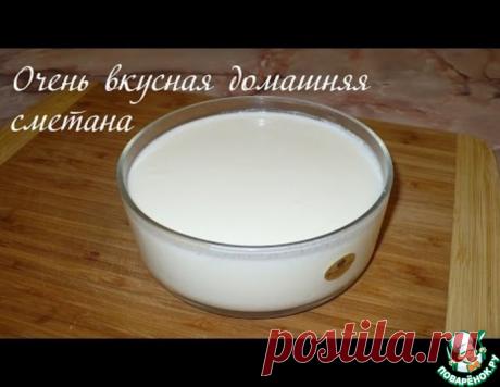 Домашняя сметана из молока – кулинарный рецепт