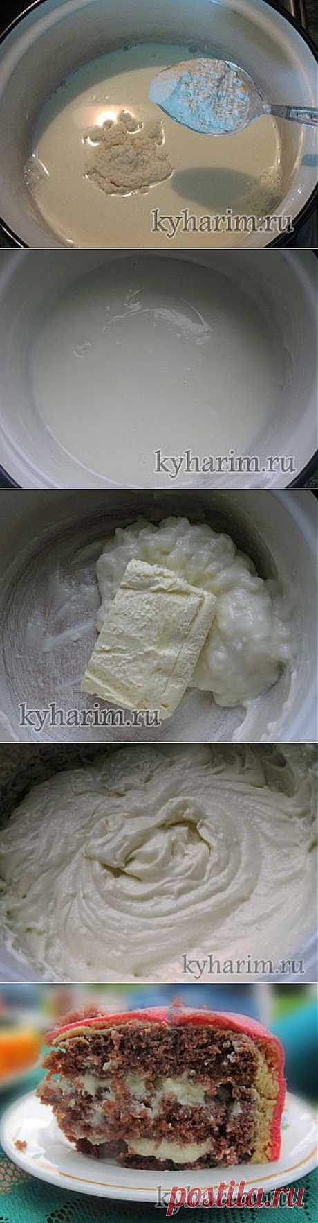 Крем заварной со сгущенкой