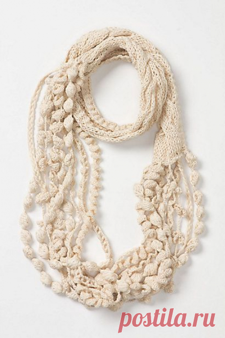 Cabled Necklace Scarf - anthropologie.com