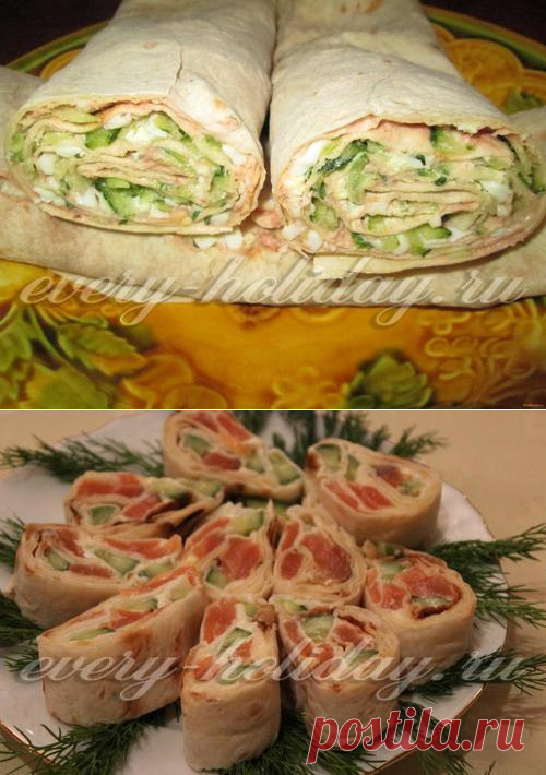 Начинка для лаваша: рецепты с фото простые и вкусные