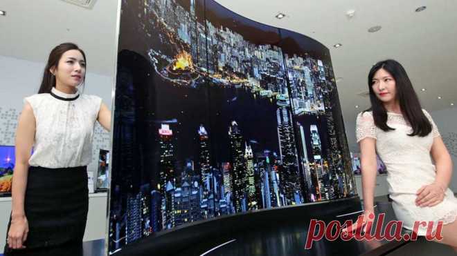Двусторонняя телевизор LG предлагает двойной заглянуть в будущее OLED дисплеев