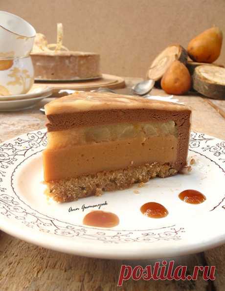 Торт &quot;Карамельная груша&quot; - Путешествие в мир радужных вкусов
